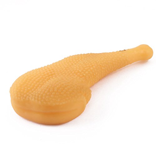 Ruilogod Haustier Hund Huhn-Trommelstöcke Shaped Sounding Wiedergabe quietschend Spielzeug orange Ruilogod Haustier Hund Huhn-Trommelstöcke Shaped Sounding Wiedergabe quietschend Spielzeug orange von Ruilogod