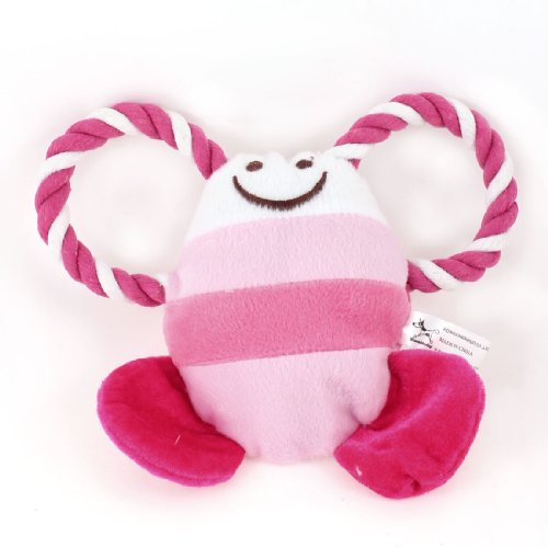 Ruilogod Haustier Hund Katze Fuchsia weiß Karikatur Tier geformt Plüsch quietschend Spielzeug Ruilogod Haustier Hund Katze Fuchsia weiß Karikatur Tier geformt Plüsch quietschend Spielzeug von Ruilogod