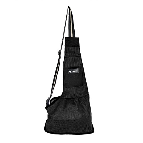 Ruilogod Haustier Hund Katze Vordere Rucksack Reise Einzelner Schulter Tragetasche mit Tasche schwarz s Ruilogod Haustier Hund Katze Vordere Rucksack Reise Einzelner Schulter Tragetasche mit Tasche schwarz s von Ruilogod