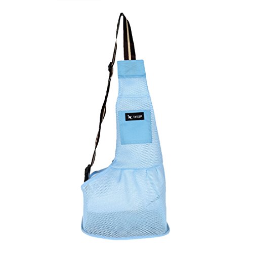 Ruilogod Haustier Hund Katze Vordere Rucksack Reise Single Schulter Tragetasche mit Taschenblau s Ruilogod Haustier Hund Katze Vordere Rucksack Reise Single Schulter Tragetasche mit Taschenblau s von Ruilogod