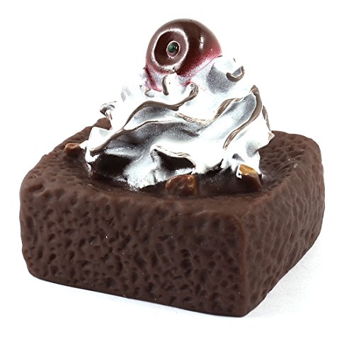 Ruilogod Haustier Hund Yorkie Kuchen geformt Squeeze quietschende Spielzeug Schokolade Farbe Weiß von Ruilogod