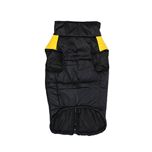 Ruilogod Haustier-Hundewelpen-Jacke Wintermantel Kleidung warme Weste Kleid 3XL Gelb Ruilogod Haustier-Hundewelpen-Jacke Wintermantel Kleidung warme Weste Kleid 3XL Gelb von Ruilogod