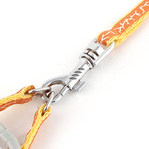 Ruilogod Haustier-Welpen-Hundegiraffe-Korn-Muster-Harness Seil Gehen Leine orange Ruilogod Haustier-Welpen-Hundegiraffe-Korn-Muster-Harness Seil Gehen Leine orange von Ruilogod