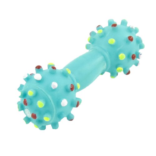 Ruilogod Haustiere Hund Sky Blue Vinyl Squeaky Funny Pet Spielzeug-Hantel Spielzeug Ruilogod Haustiere Hund Sky Blue Vinyl Squeaky Funny Pet Spielzeug-Hantel Spielzeug von Ruilogod