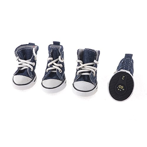 Ruilogod Haustierhund Chihuahua Navy blau laufende Gummisohle Sneakers Schuhe xs Ruilogod Haustierhund Chihuahua Navy blau laufende Gummisohle Sneakers Schuhe xs von Ruilogod