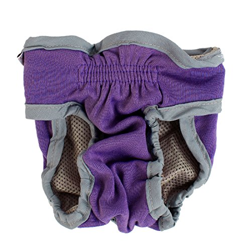 Ruilogod Haustierhund Pudel Hakenschleife Fastener Taille Windel Pants M Grau Lila Ruilogod Haustierhund Pudel Hakenschleife Fastener Taille Windel Pants M Grau Lila von Ruilogod