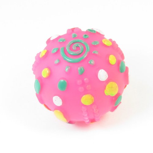 Ruilogod Haustierhundwelpe Chew Quietschen Quietschendes Spielzeug Kleiner Ball Rose Rosa Ruilogod Haustierhundwelpe Chew Quietschen Quietschendes Spielzeug Kleiner Ball Rose Rosa von Ruilogod