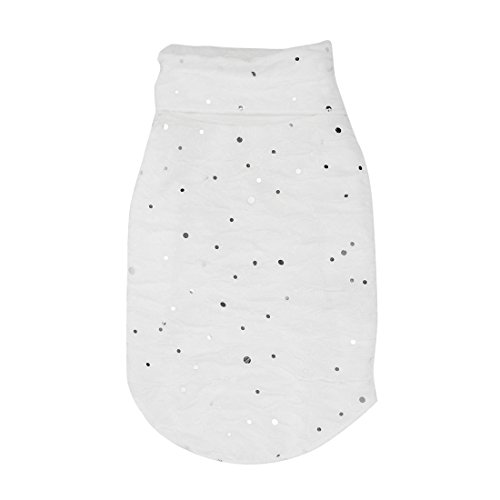 Ruilogod Haustierkatze Rollkragen Pailletten Kleidung Kleidung Kleidung Kleidung M White Ruilogod Haustierkatze Rollkragen Pailletten Kleidung Kleidung Kleidung Kleidung M White von Ruilogod