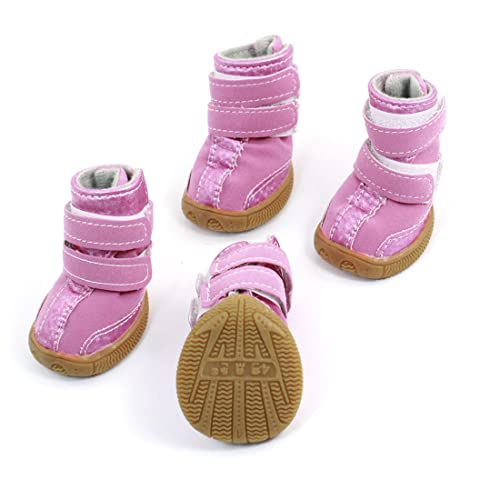 Ruilogod Hook Look Schließung Winter Warm Pet Schuhe Stiefel Xs 2 Paar Rosa Ruilogod Hook Look Schließung Winter Warm Pet Schuhe Stiefel Xs 2 Paar Rosa von Ruilogod