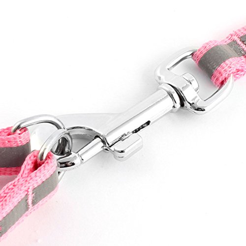 Ruilogod Hund Outdoor Walking Einstellbar Reflektierende Riemen Brustseil Kabelbaum Leine Rosa Ruilogod Hund Outdoor Walking Einstellbar Reflektierende Riemen Brustseil Kabelbaum Leine Rosa von Ruilogod