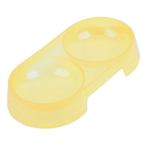 Ruilogod Hund Pet Fütterung Feeder Food Water Bowl Container Clear Orange 2 in 1 Ruilogod Hund Pet Fütterung Feeder Food Water Bowl Container Clear Orange 2 in 1 von Ruilogod