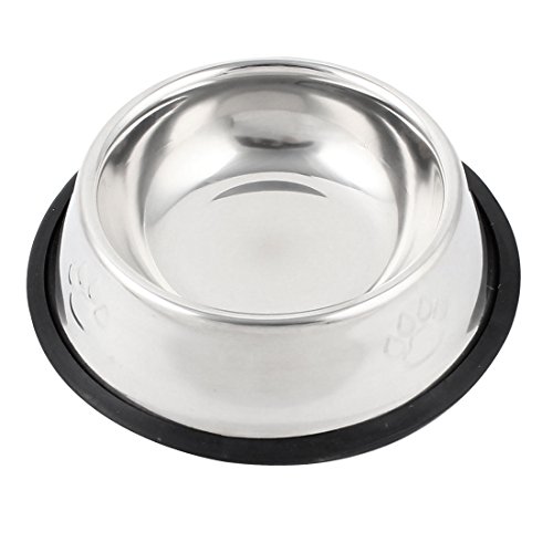 Ruilogod Hundeabdruck Muster Haustier-Katzen-Hündchen Lebensmittel Wasser Feeder Bowl 15 cm Durchmesser Ruilogod Hundeabdruck Muster Haustier-Katzen-Hündchen Lebensmittel Wasser Feeder Bowl 15 cm Durchmesser von Ruilogod
