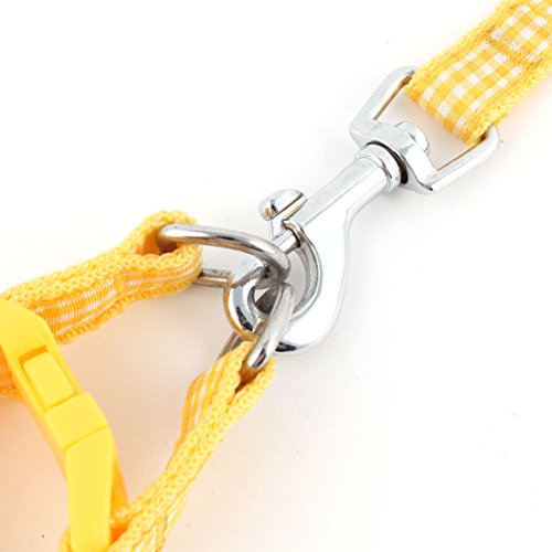 Ruilogod Hundekatze Nylon Gitter Muster Halter Training Bleileine Traktionsseil Gelb Ruilogod Hundekatze Nylon Gitter Muster Halter Training Bleileine Traktionsseil Gelb von Ruilogod