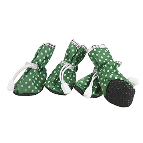 Ruilogod Hundepfoten Nonlip Sohle Einstellbare Kordelzug-Verschluss gestrichelte Schuhe 5 Ruilogod Hundepfoten Nonlip Sohle Einstellbare Kordelzug-Verschluss gestrichelte Schuhe 5 von Ruilogod