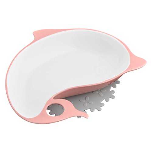 Ruilogod Keramik Startseite Dolphin Design Nahrung Wasser Füttern Welpen-Hundekatze-Haustier-Becken Schüssel Rosa Ruilogod Keramik Startseite Dolphin Design Nahrung Wasser Füttern Welpen-Hundekatze-Haustier-Becken Schüssel Rosa von Ruilogod