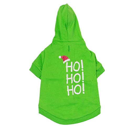Ruilogod Koreanische Zeichen gedruckt Hoodie Hundekleidung-Kleid Grün M Ruilogod Koreanische Zeichen gedruckt Hoodie Hundekleidung-Kleid Grün M von Ruilogod