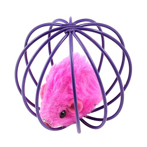 Ruilogod Kugelformkatze pla ying Gefälschte Maus Cage Toy Fuchsia Ruilogod Kugelformkatze pla ying Gefälschte Maus Cage Toy Fuchsia von Ruilogod