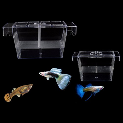 Ruilogod Kunststoff Aquarium Aquarium Tank Garnelen Züchter Brüterei Züchtung Box Fall 2 stücke Ruilogod Kunststoff Aquarium Aquarium Tank Garnelen Züchter Brüterei Züchtung Box Fall 2 stücke von Ruilogod