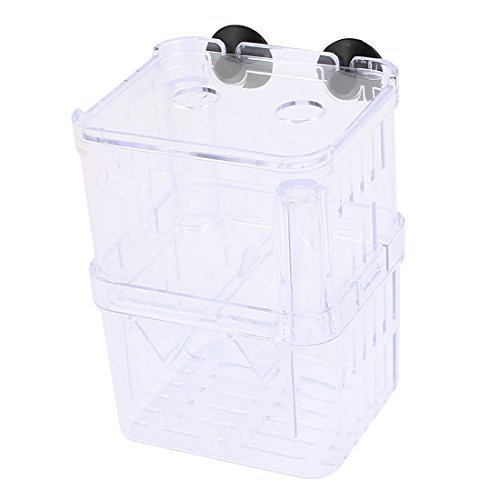 Ruilogod Kunststoff-Aquarium-Isolation selbst schwimmendes Doppel-Deck-Teiler klar Ruilogod Kunststoff-Aquarium-Isolation selbst schwimmendes Doppel-Deck-Teiler klar von Ruilogod