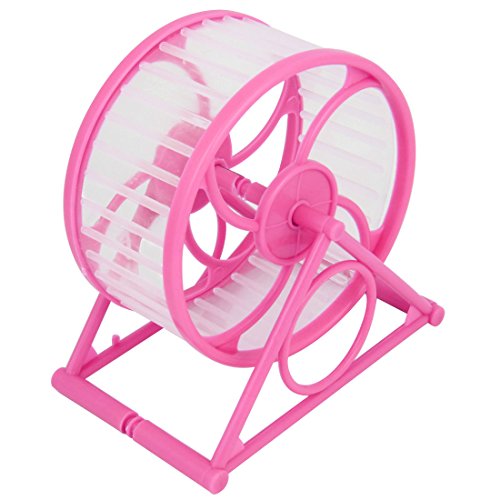 Ruilogod Kunststoff-Hamster-Rotationsübungs-Laufrad 12,5 cm Dia Fuchsia-Paar Ruilogod Kunststoff-Hamster-Rotationsübungs-Laufrad 12,5 cm Dia Fuchsia-Paar von Ruilogod