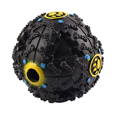 Ruilogod Kunststoff Haustierhund Quietschy Kiggle Quack Sound Lebensmittel Kauball Spielzeug 12 cm Dia Ruilogod Kunststoff Haustierhund Quietschy Kiggle Quack Sound Lebensmittel Kauball Spielzeug 12 cm Dia von Ruilogod