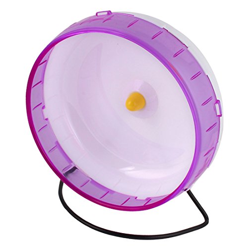 Ruilogod Kunststoff Pet Hamster Gerbil Übung Sport Spielständer Rad Spielzeughalter Lila Ruilogod Kunststoff Pet Hamster Gerbil Übung Sport Spielständer Rad Spielzeughalter Lila von Ruilogod