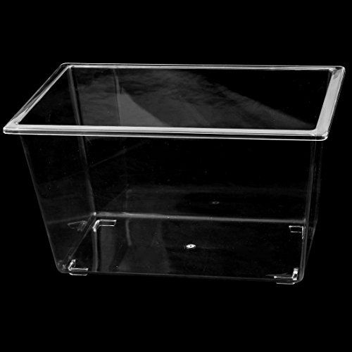Ruilogod Kunststoff-Rechteck-Aquarium Betta-Fisch-Behälter-Haustier-Feed Box Red Ruilogod Kunststoff-Rechteck-Aquarium Betta-Fisch-Behälter-Haustier-Feed Box Red von Ruilogod