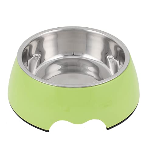 Ruilogod Melamin-Haustier-Katzen-Hund-Welpen-Teller-Lebensmittel-Wasser-Fütterungs-Feeder-Schüssel grün Ruilogod Melamin-Haustier-Katzen-Hund-Welpen-Teller-Lebensmittel-Wasser-Fütterungs-Feeder-Schüssel grün von Ruilogod