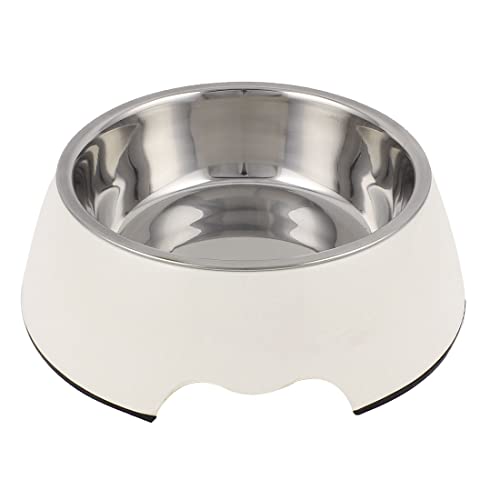 Ruilogod Melamin-Haustierkatze-Hunde-Welpen-Teller-Lebensmittel-Wasser-Fütterungs-Feeder-Schüssel weiß Ruilogod Melamin-Haustierkatze-Hunde-Welpen-Teller-Lebensmittel-Wasser-Fütterungs-Feeder-Schüssel weiß von Ruilogod