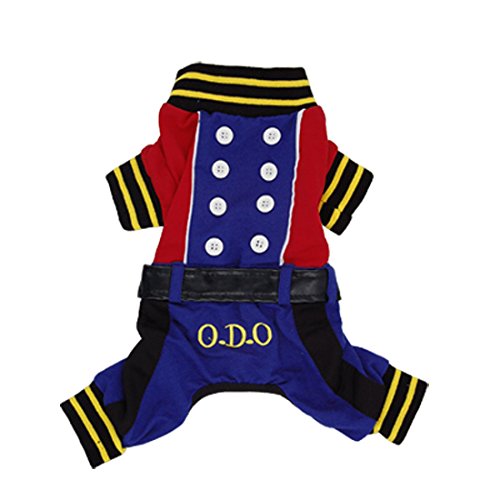 Ruilogod Nette dunkelblaue Herbst Haustierhundwelpe Katze Kleiderbekleidungsmantel Jumpsuit Größe S Ruilogod Nette dunkelblaue Herbst Haustierhundwelpe Katze Kleiderbekleidungsmantel Jumpsuit Größe S von Ruilogod