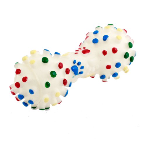 Ruilogod Nicht- Vinyl Gummi Strukturierter Knochenform quietschend Spielzeug Weiß für Hund Ruilogod Nicht- Vinyl Gummi Strukturierter Knochenform quietschend Spielzeug Weiß für Hund von Ruilogod