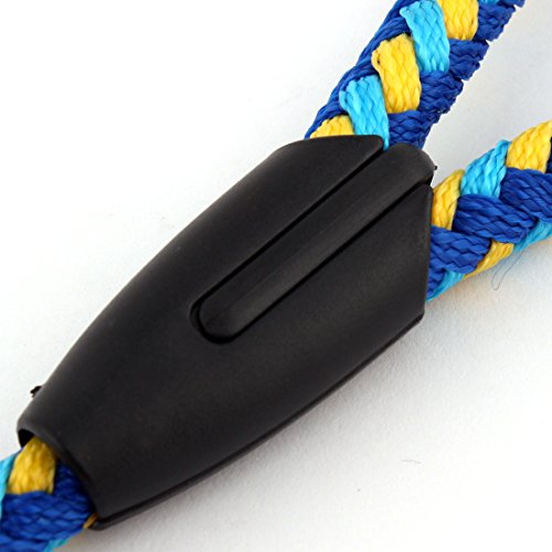 Ruilogod Nylon Haustier Hund Rundes Seilhaken Typ Durable Leine Strap Kordelzug Blauer Himmel Blau Gelb Ruilogod Nylon Haustier Hund Rundes Seilhaken Typ Durable Leine Strap Kordelzug Blauer Himmel Blau Gelb von Ruilogod