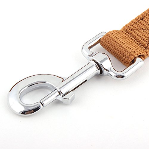Ruilogod Nylon Haustier-Katze Reines Muster Handschutzgriff Haustier Bleihundeleinen 1.2M Brown von Ruilogod