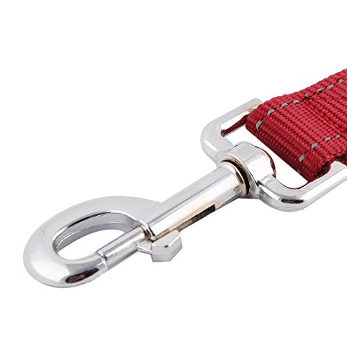 Ruilogod Nylon Haustier Reflektierende Handschutzgriff Kurzhundeleinen Gürtel Seil Red Ruilogod Nylon Haustier Reflektierende Handschutzgriff Kurzhundeleinen Gürtel Seil Red von Ruilogod