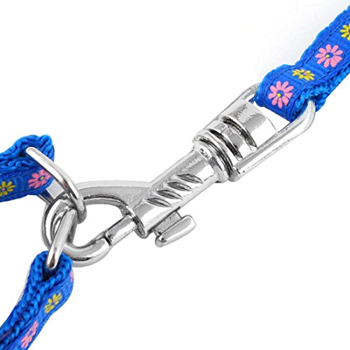 Ruilogod Nylon-Hündchen Pudelblumenmuster Gurtband Z107 Seil Leine Blau Ruilogod Nylon-Hündchen Pudelblumenmuster Gurtband Z107 Seil Leine Blau von Ruilogod