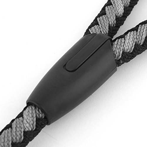 Ruilogod Nylon Hund Martingale Geflochtene dauerhafte Hakenart Training Z107 Leine Kragen schwarz grau Ruilogod Nylon Hund Martingale Geflochtene dauerhafte Hakenart Training Z107 Leine Kragen schwarz grau von Ruilogod