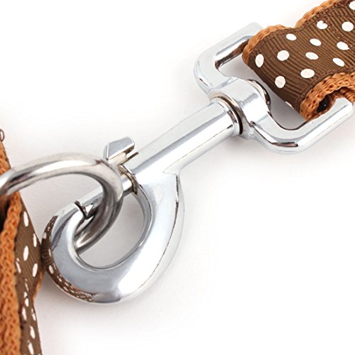 Ruilogod Nylon Hund Pet Punkte Muster Walking Training Hals Kragen Gürtel Z107 Seil Leine von Ruilogod