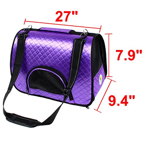 Ruilogod Nylon Outdoor Travel Meshy Reißverschluss Verschluss Pocket Design PET Welpenträger Einkaufstasche Ruilogod Nylon Outdoor Travel Meshy Reißverschluss Verschluss Pocket Design PET Welpenträger Einkaufstasche von Ruilogod