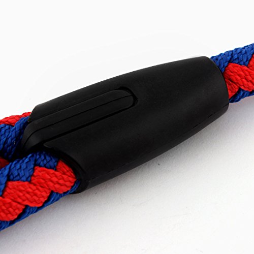 Ruilogod Nylon Pet Hunde Seilpuffer Frühlingsleine Bleigurt Traktionskragen Blau Rot Ruilogod Nylon Pet Hunde Seilpuffer Frühlingsleine Bleigurt Traktionskragen Blau Rot von Ruilogod