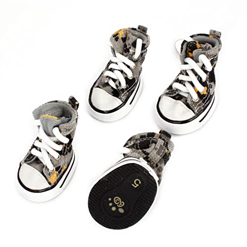 Ruilogod Nylon Schuhseil Pet Schuhe Sneakers Xs 2 Paar grau Schwarz Weiß Ruilogod Nylon Schuhseil Pet Schuhe Sneakers Xs 2 Paar grau Schwarz Weiß von Ruilogod