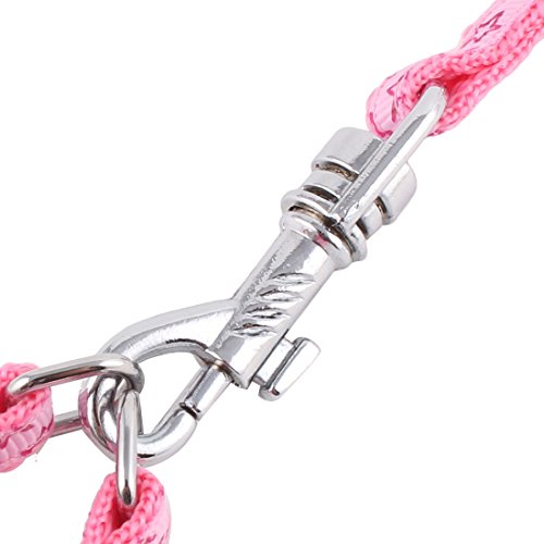 Ruilogod Nylon-Welpen-Hund Sternenrige Muster-Schritt-in-Kabelbaum-Z107-Seil-Trainingsleine Rosa Ruilogod Nylon-Welpen-Hund Sternenrige Muster-Schritt-in-Kabelbaum-Z107-Seil-Trainingsleine Rosa von Ruilogod