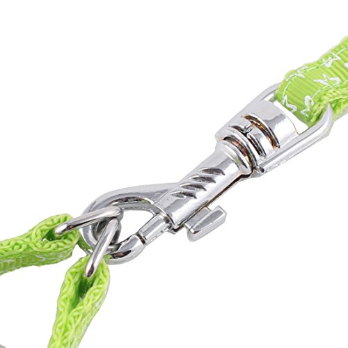 Ruilogod Nylon-Welpen-Hund sternry-Muster-Schritt-in-Kabelbaum-Z107-Seil-Trainingsleine grün Ruilogod Nylon-Welpen-Hund sternry-Muster-Schritt-in-Kabelbaum-Z107-Seil-Trainingsleine grün von Ruilogod