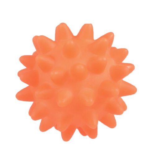Ruilogod Orange strukturierter Ball geformter quietschender Kauspielzeug für Haustierhund Ruilogod Orange strukturierter Ball geformter quietschender Kauspielzeug für Haustierhund von Ruilogod
