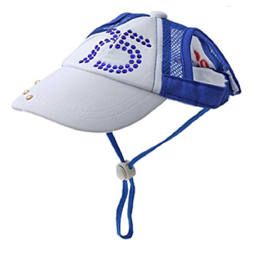 Ruilogod Outdoor Sports Doggy Hat Glas Dekor Sommer Sonnenschutz Cap Größe S für Small Dog Ruilogod Outdoor Sports Doggy Hat Glas Dekor Sommer Sonnenschutz Cap Größe S für Small Dog von Ruilogod