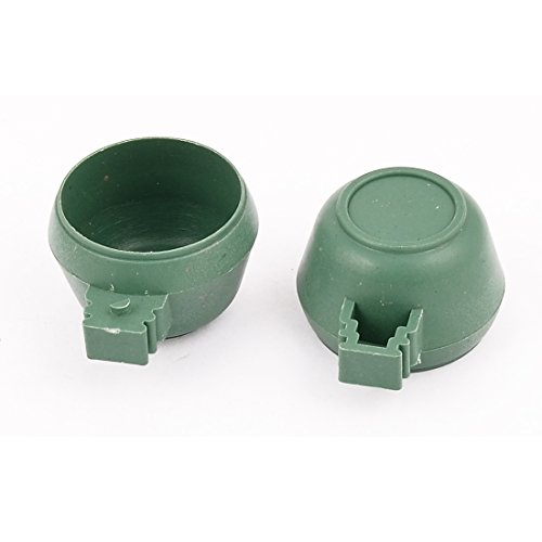 Ruilogod Papagei Vögel Käfig Wasser Lebensmittel Feeder Cup Bowl 36mm x 30mm 2 stücke grün Ruilogod Papagei Vögel Käfig Wasser Lebensmittel Feeder Cup Bowl 36mm x 30mm 2 stücke grün von Ruilogod