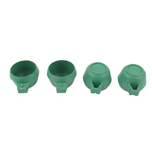 Ruilogod Papageien-Vogel-Käfig-hängender Wasser-Nahrungsmittelzufuhr-Cup Bowl 3.5cm 4pcs Grün Ruilogod Papageien-Vogel-Käfig-hängender Wasser-Nahrungsmittelzufuhr-Cup Bowl 3.5cm 4pcs Grün von Ruilogod