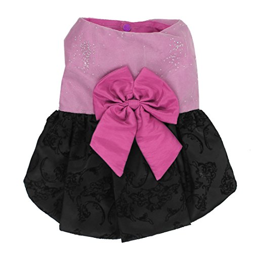Ruilogod Pet Doggie Prinzessin Blumenmuster Bowknot Party Kleid Rock L Fuchsie Ruilogod Pet Doggie Prinzessin Blumenmuster Bowknot Party Kleid Rock L Fuchsie von Ruilogod