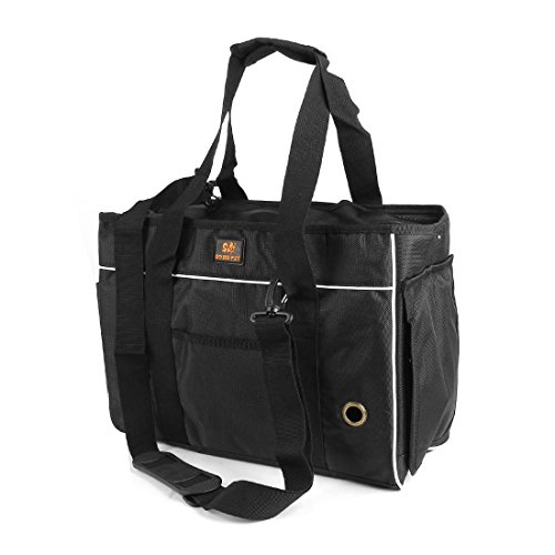 Ruilogod Pet Klett Wandern Handtasche Träger S Schwarz Ruilogod Pet Klett Wandern Handtasche Träger S Schwarz von Ruilogod