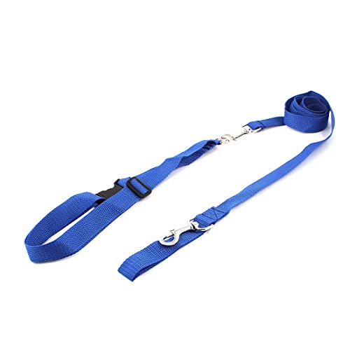 Ruilogod Pet Trigger-Haken-Kragen Halter Gurt Leine 150cm Länge Blau Ruilogod Pet Trigger-Haken-Kragen Halter Gurt Leine 150cm Länge Blau von Ruilogod