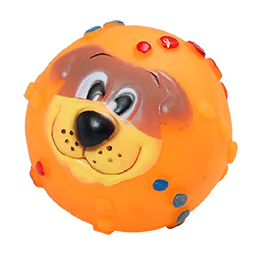 Ruilogod Pet-Welpenkau-quietschendes lustiges Hunde-Muster-Ball-Spielzeug Ruilogod Pet-Welpenkau-quietschendes lustiges Hunde-Muster-Ball-Spielzeug von Ruilogod